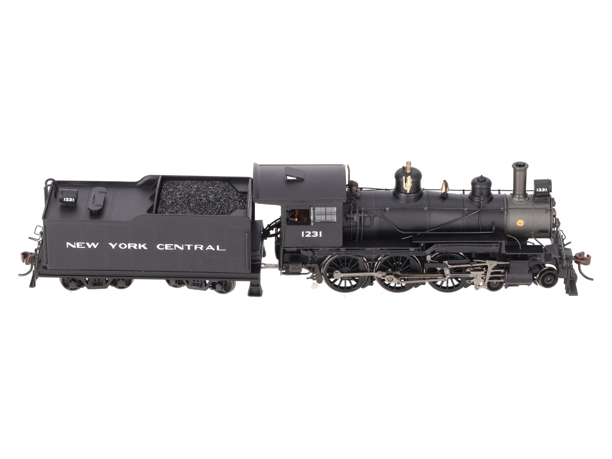 Bachmann 82305 HO New York Central Baldwin 4-6-0 Steam Locomotive & Tender #1231 EX/Box