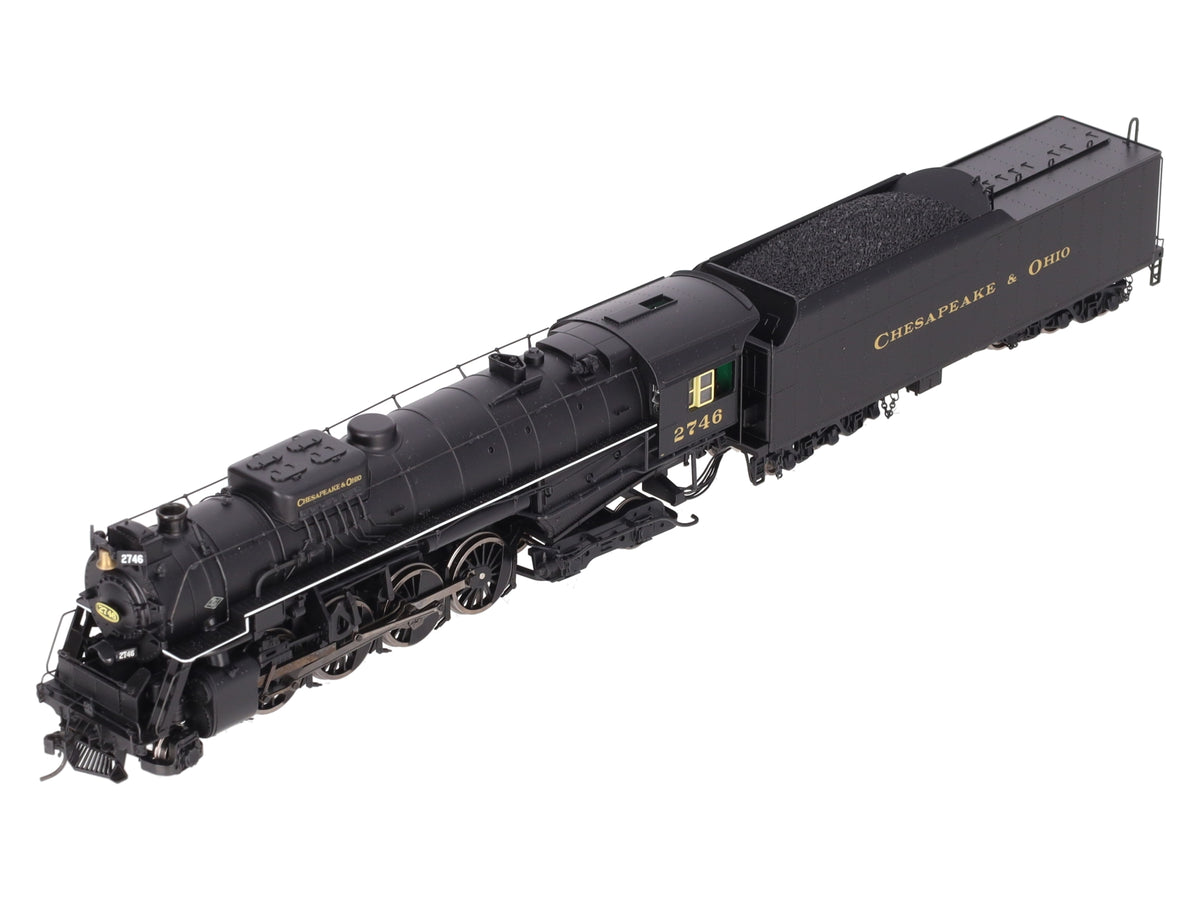 Proto 2000 920-31674 HO C&O Berkshire 2-8-4 Steam Locomotive & Tender #2746 EX/Box