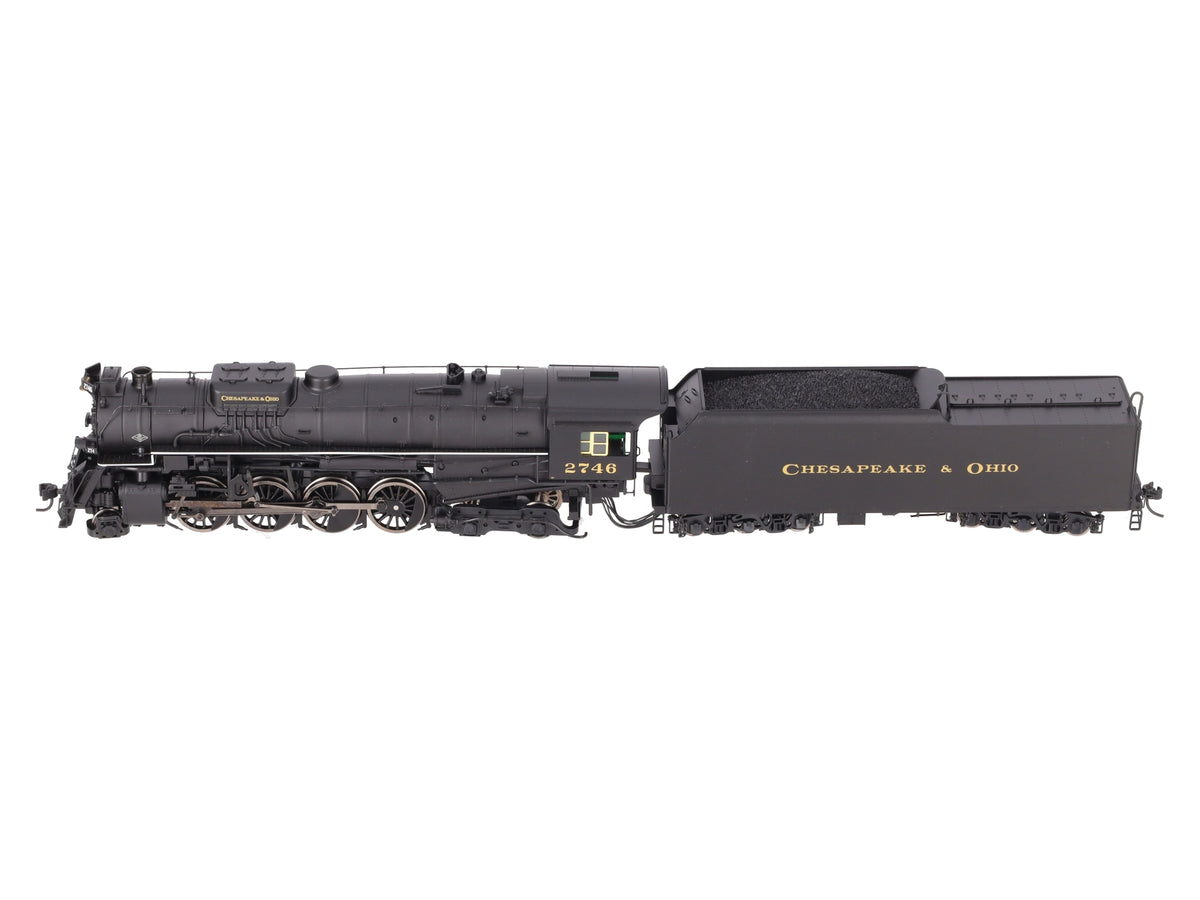 Proto 2000 920-31674 HO C&O Berkshire 2-8-4 Steam Locomotive & Tender #2746 EX/Box