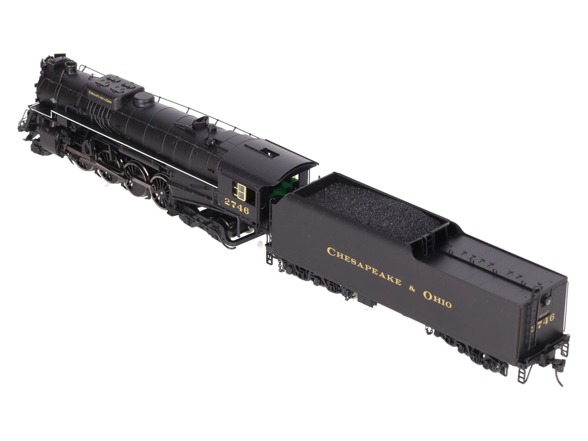 Proto 2000 920-31674 HO C&O Berkshire 2-8-4 Steam Locomotive & Tender #2746 EX/Box