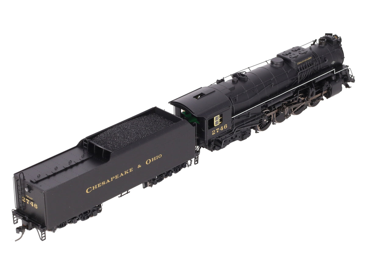 Proto 2000 920-31674 HO C&O Berkshire 2-8-4 Steam Locomotive & Tender #2746 EX/Box