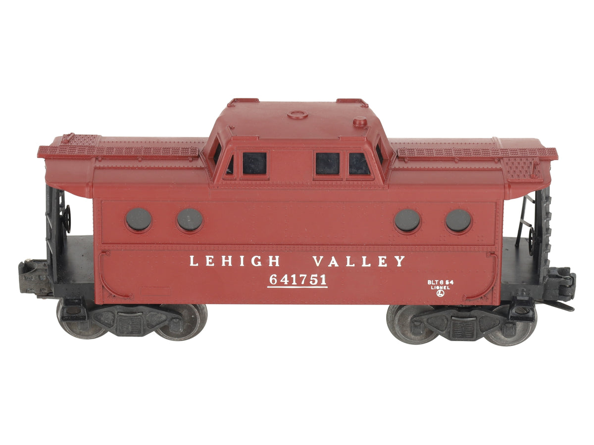 Lionel 6417-50 Vintage O Tuscan Lehigh Valley Porthole Caboose #641753 - RARE VG/Box