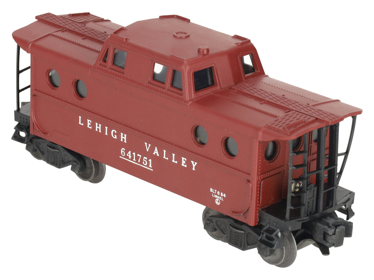Lionel 6417-50 Vintage O Tuscan Lehigh Valley Porthole Caboose #641753 - RARE VG/Box