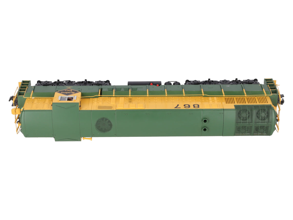 MTH 20-20126-1 O Gauge Reading Lines FM Trainmaster Diesel Engine #867 w/ PS2 EX/Box
