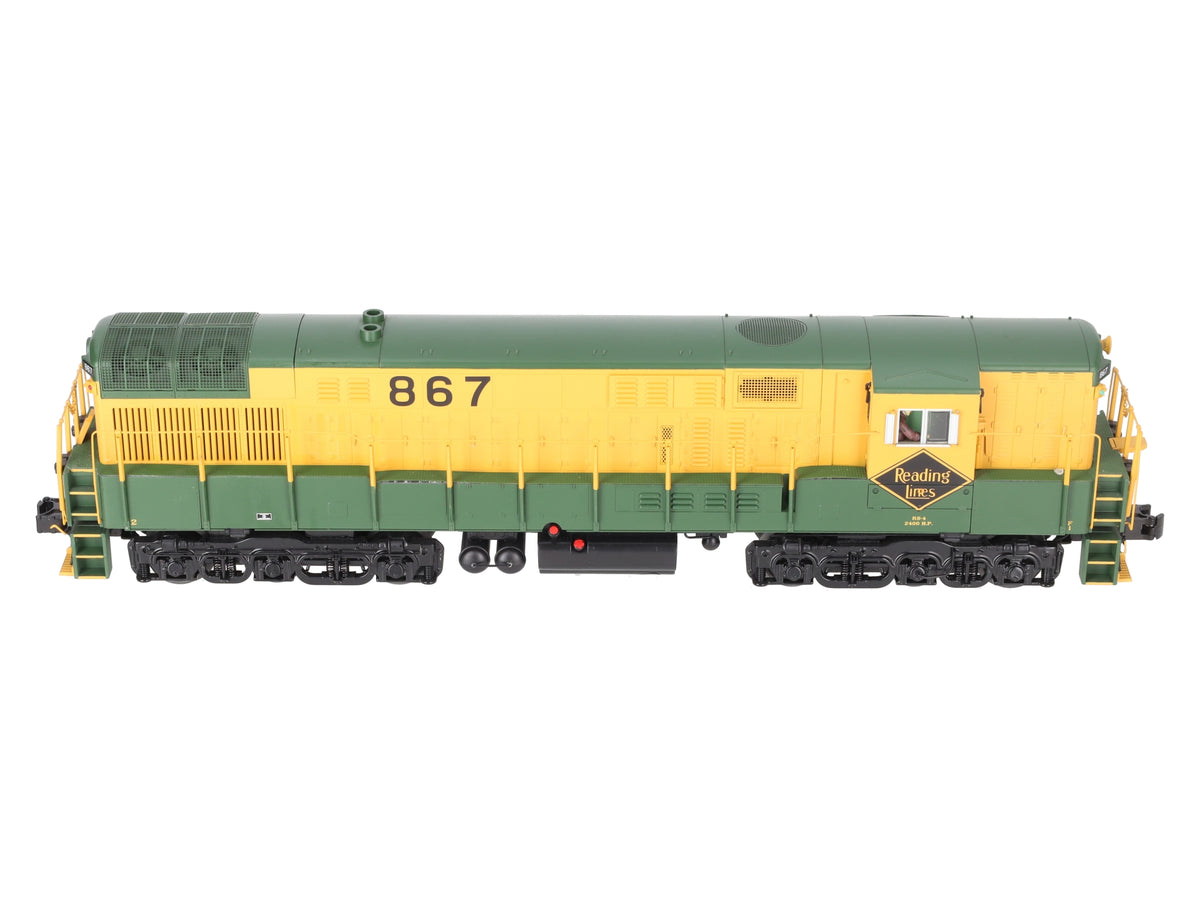 MTH 20-20126-1 O Gauge Reading Lines FM Trainmaster Diesel Engine #867 w/ PS2 EX/Box