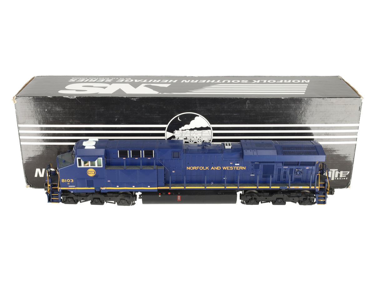 MTH 20-20276-3 O Gauge N&W ES44AC Non-Powered Diesel Locomotive #8103 EX/Box