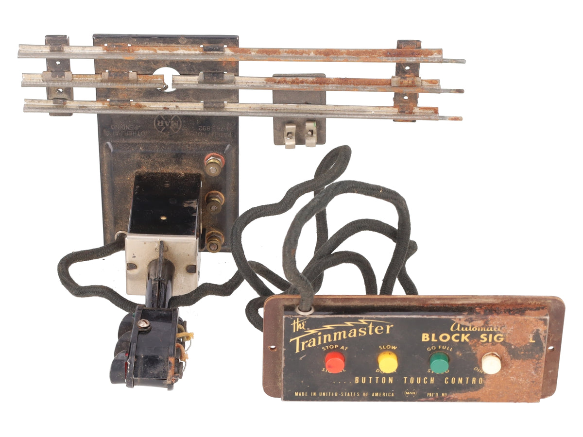 Marx 1405 Vintage O Gauge Trainmaster Automatic Block Signal/Box