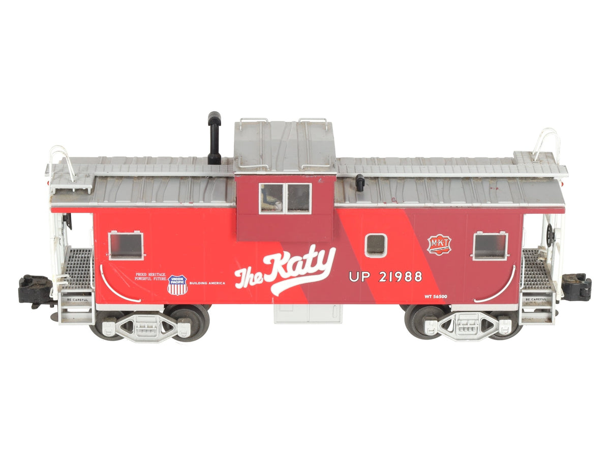 MTH 30-77154 O Gauge MKT "The Katy" Bay Window Caboose #21988 EX
