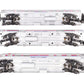 MTH 30-67546 O Gauge Amtrak 60' Streamlined Passenger Car Set- 3 Cars EX