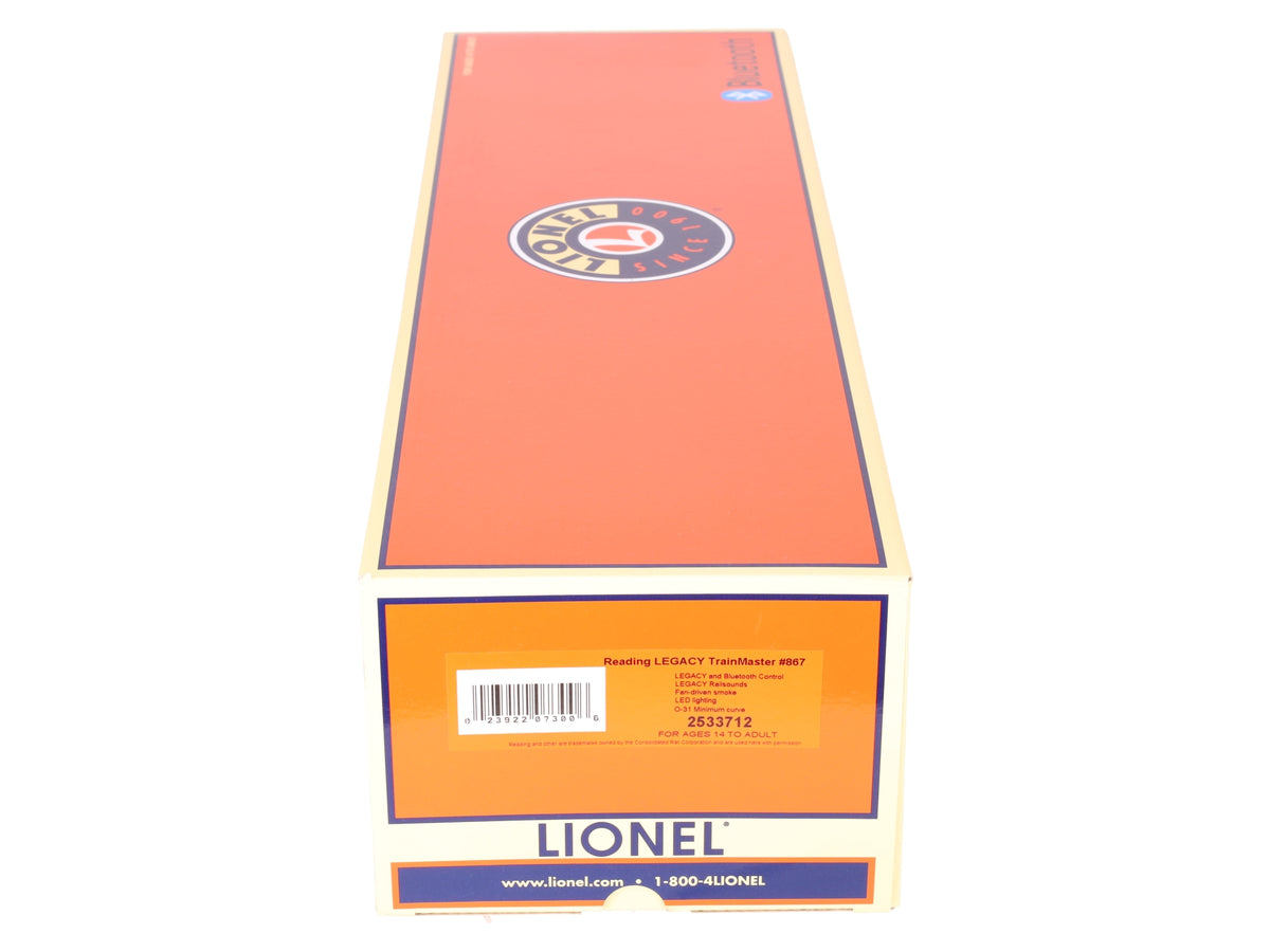 Lionel 2533712 O Gauge Reading Legacy Trainmaster Diesel Locomotive #867