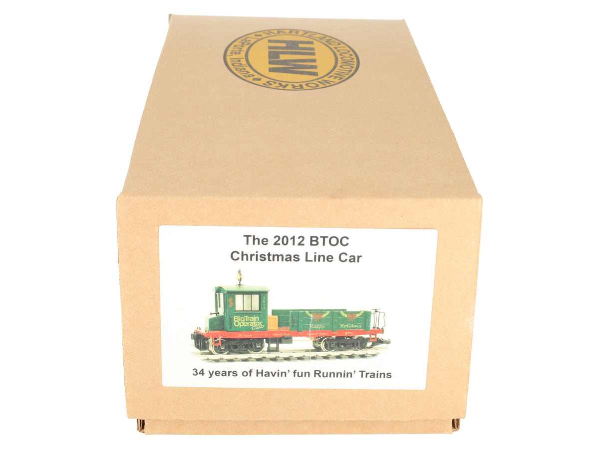 Hartland G Scale 2012 BTOC Christmas Line Car EX/Box