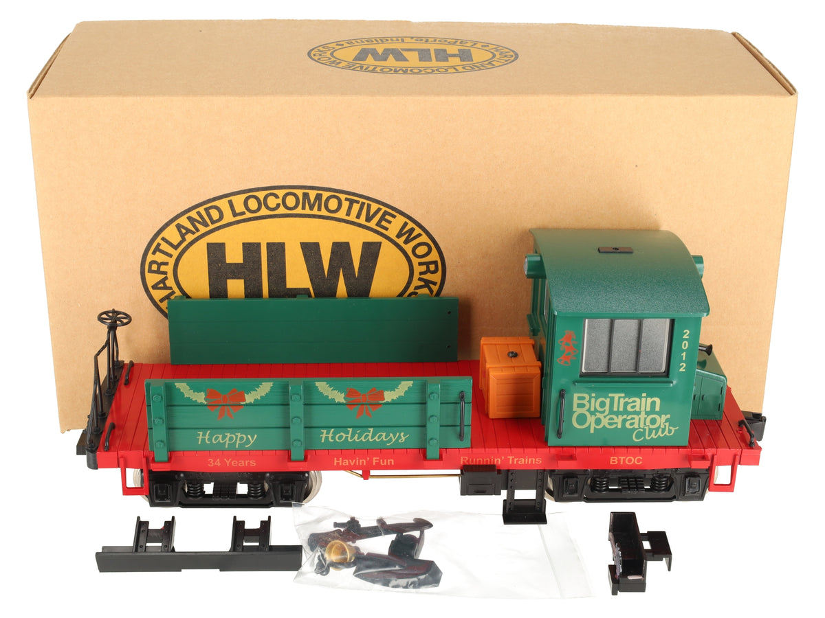 Hartland G Scale 2012 BTOC Christmas Line Car EX/Box
