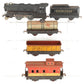 Sakai 301 Vintage O Hudson & Pacific Locomotive, Tender & Freight Cars Set