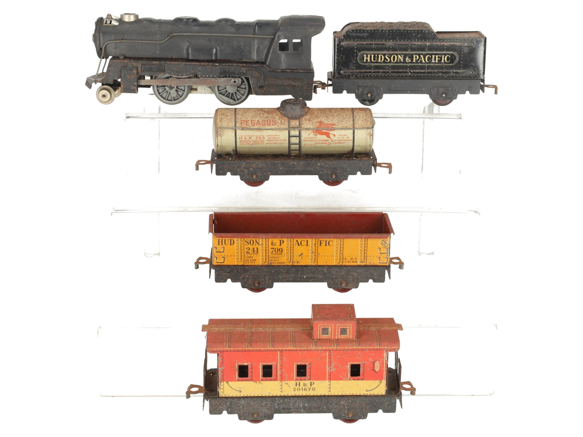 Sakai 301 Vintage O Hudson & Pacific Locomotive, Tender & Freight Cars Set