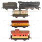 Sakai 301 Vintage O Hudson & Pacific Locomotive, Tender & Freight Cars Set