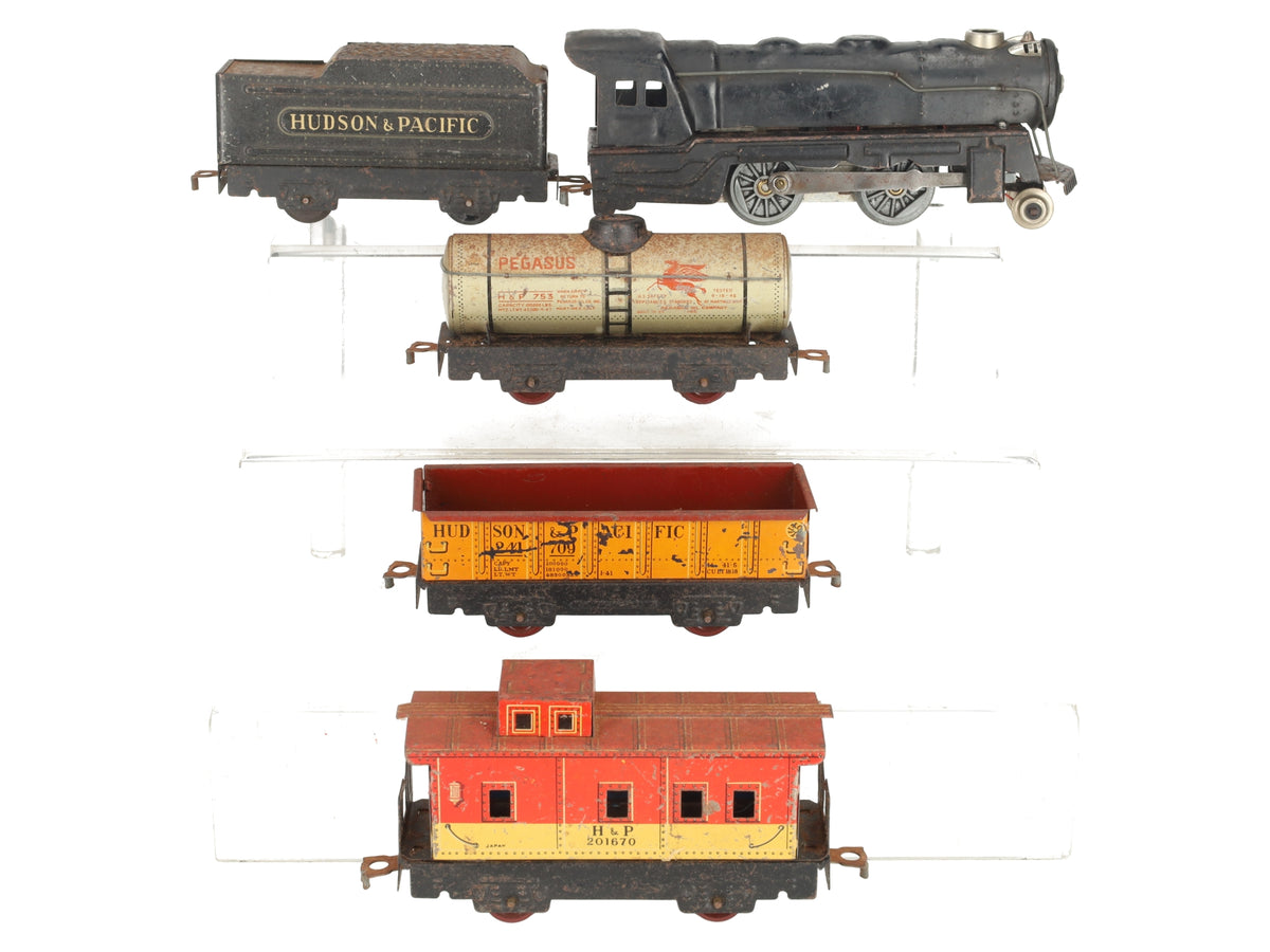 Sakai 301 Vintage O Hudson & Pacific Locomotive, Tender & Freight Cars Set