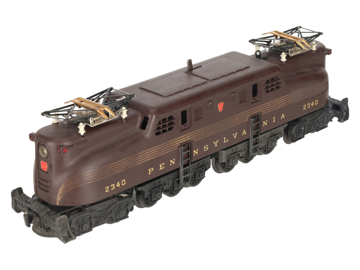 Lionel 2340 Vintage O Pennsylvania GG-1 Tuscan 5-Stripe Electric Locomotive EX/Box
