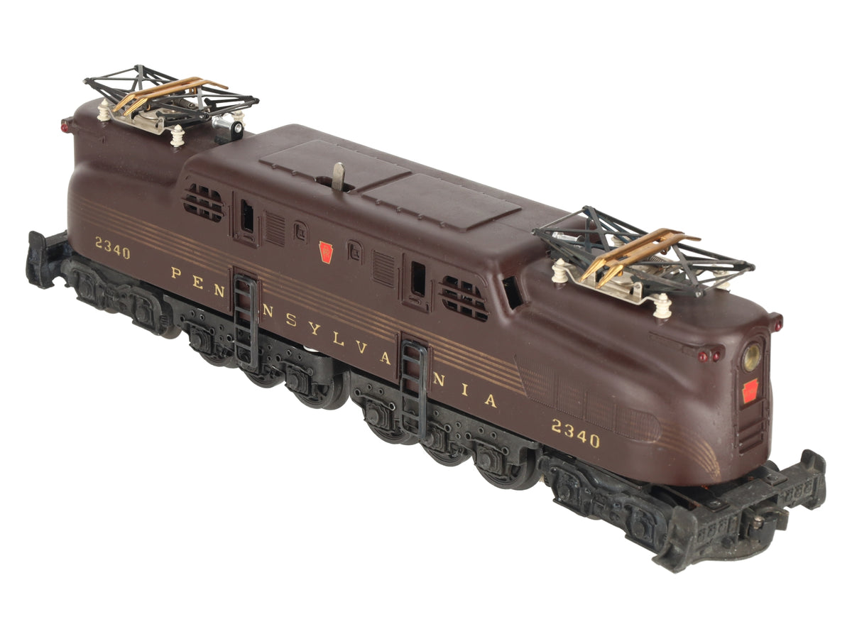 Lionel 2340 Vintage O Pennsylvania GG-1 Tuscan 5-Stripe Electric Locomotive EX/Box