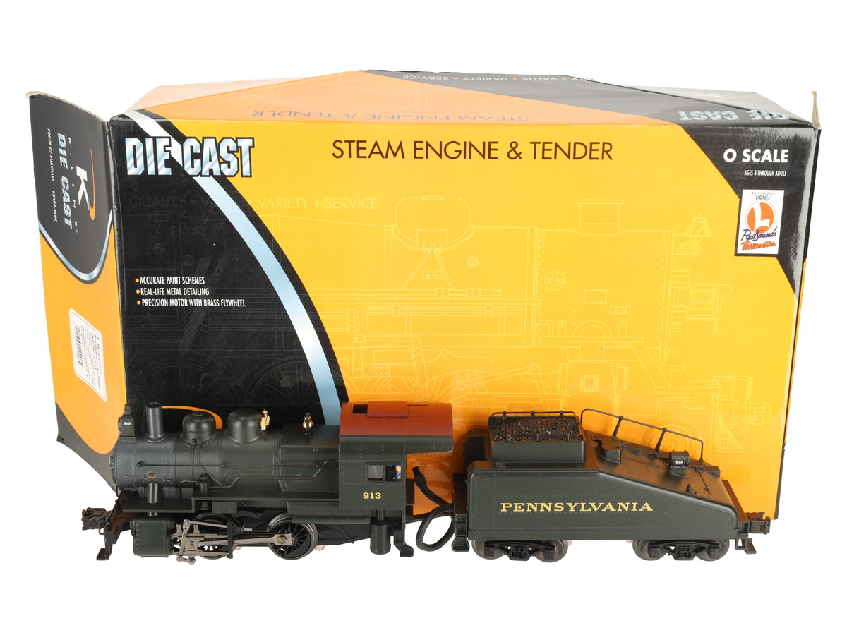 K-Line K-3810-0913S O Pennsylvania Railroad A5 Steam Switcher & Tender #913 EX/Box