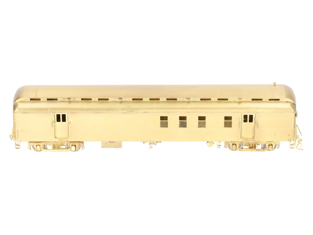 Metro Models HO BRASS NYC 60 "6" Heavyweight Baggage Passenger Car -Unpainted EX