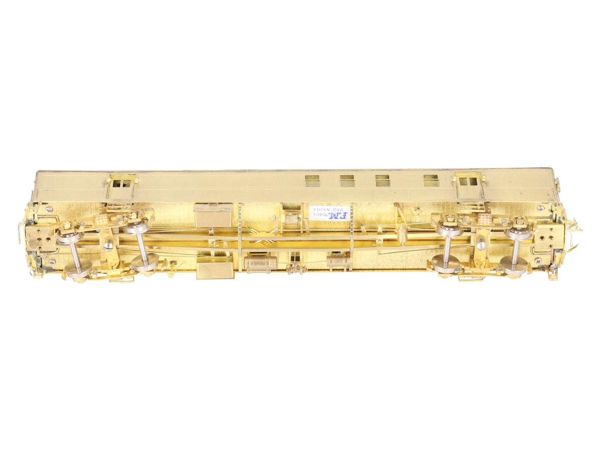 Metro Models HO BRASS NYC 60 "6" Heavyweight Baggage Passenger Car -Unpainted EX