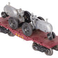 Marx Vintage O Gauge Erie Flatcar with Tractors VG