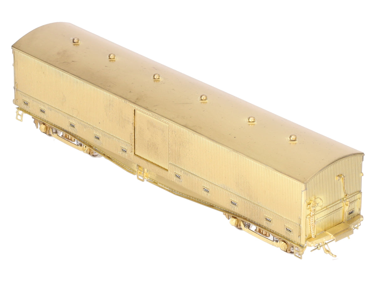 NJ International 675S HO Scale BRASS PRR Milk Reefer w/ Sliding Door -Unpainted EX/Box