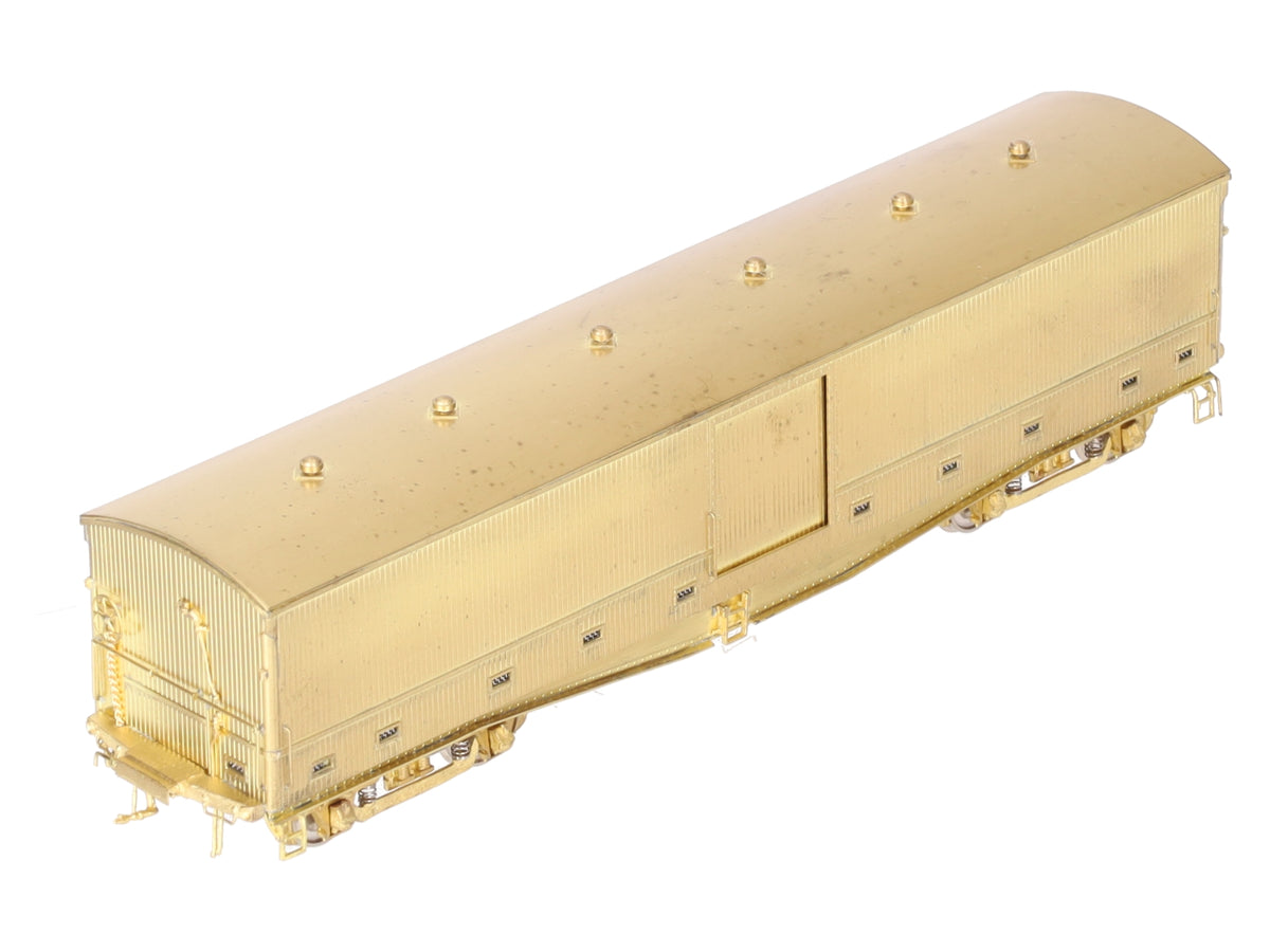 NJ International 675S HO Scale BRASS PRR Milk Reefer w/ Sliding Door -Unpainted EX/Box