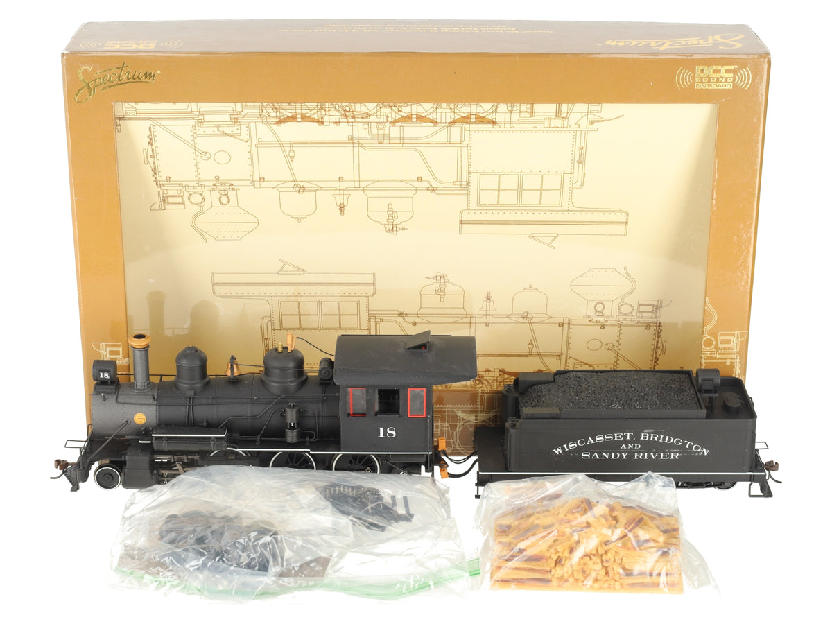 Bachmann 28901 On30 Scale Painted & Lettered 4-6-0 Steel Cab w/DCC Sound/Box