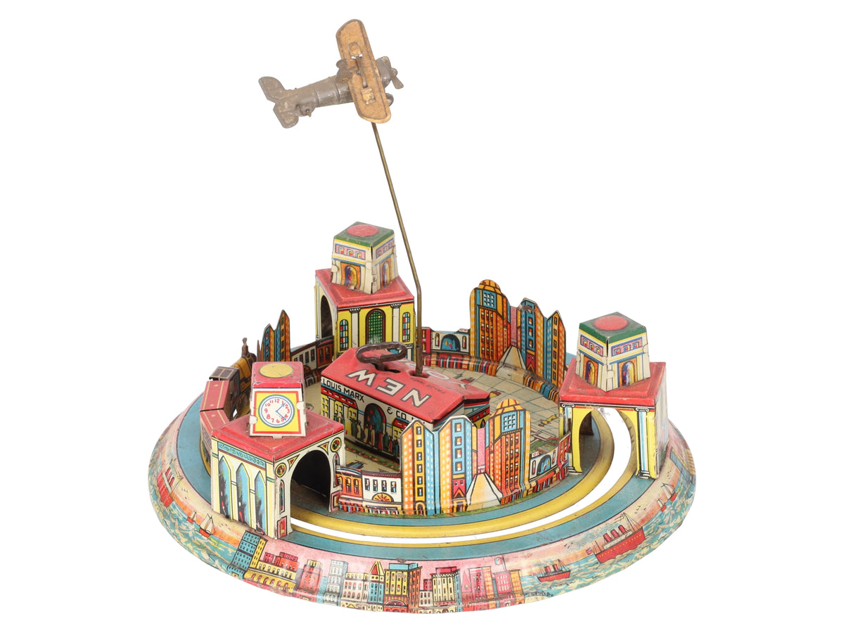 Marx Vintage Tin Lithographed New York Express Wind-up Toy VG