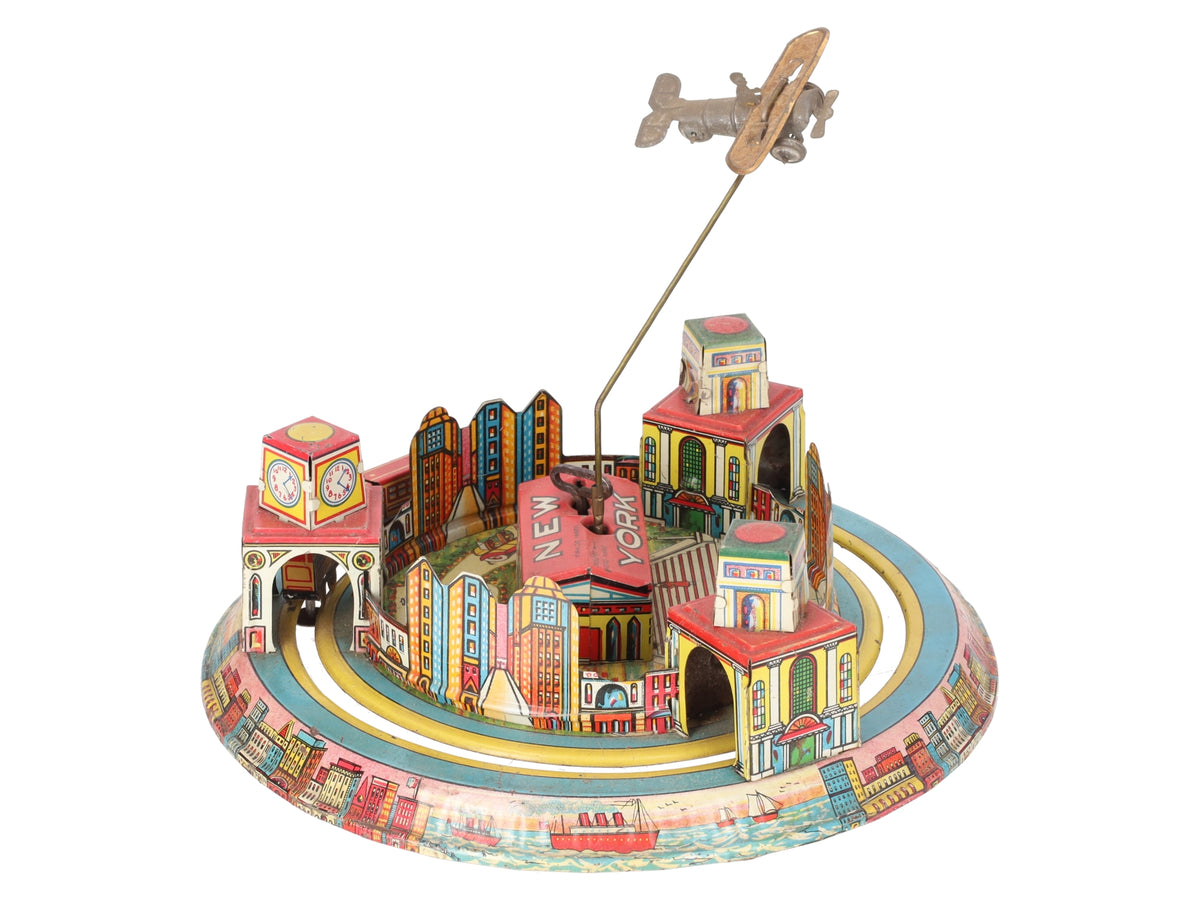 Marx Vintage Tin Lithographed New York Express Wind-up Toy VG