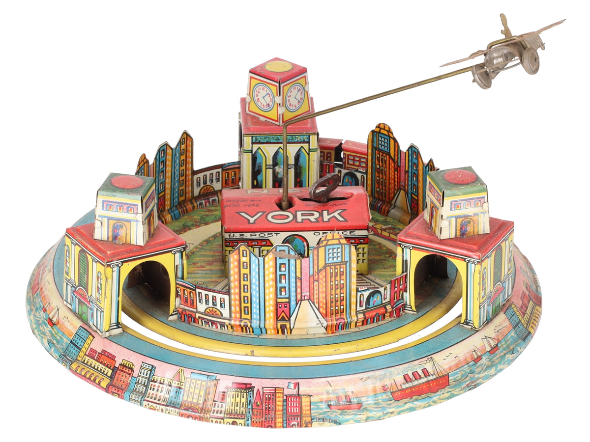 Marx Vintage Tin Lithographed New York Express Wind-up Toy VG