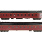 MTH 20-80007H O NS 70' Streamlined Slpr/Slpr Smooth Sided 2-Car Passenger Set EX/Box