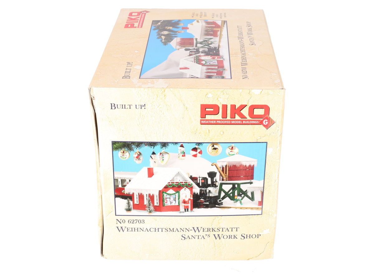 Piko 62703 G Scale Santa's Work Shop Built-Up Christmas Building EX/Box