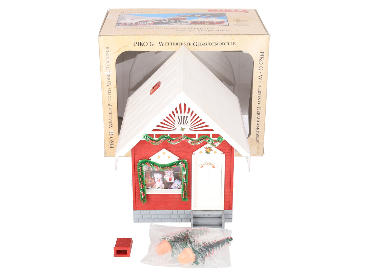 Piko 62703 G Scale Santa's Work Shop Built-Up Christmas Building EX/Box