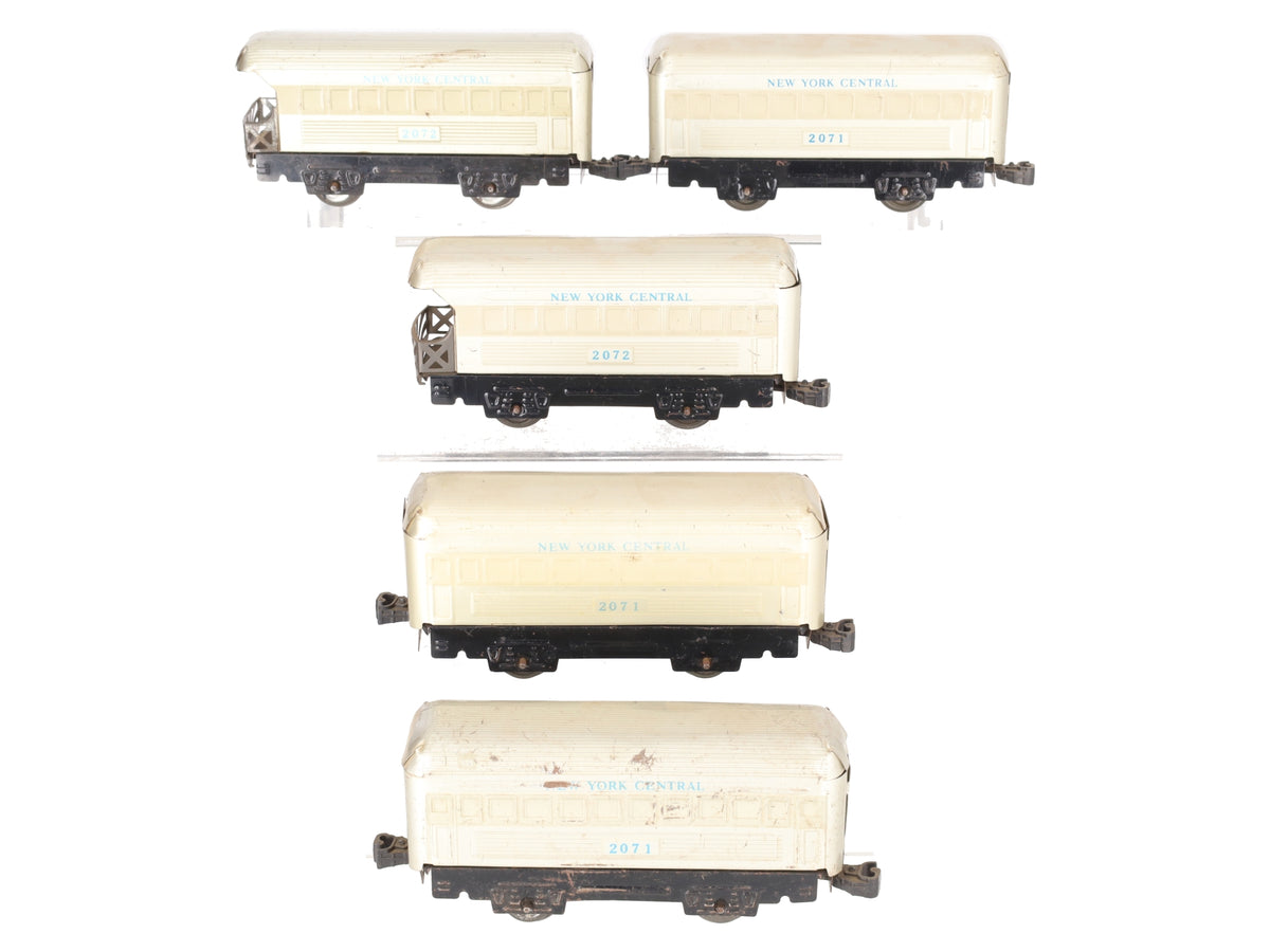 Marx Vintage O New York Central Tinplate Passenger Cars 2071, 2072 [5]