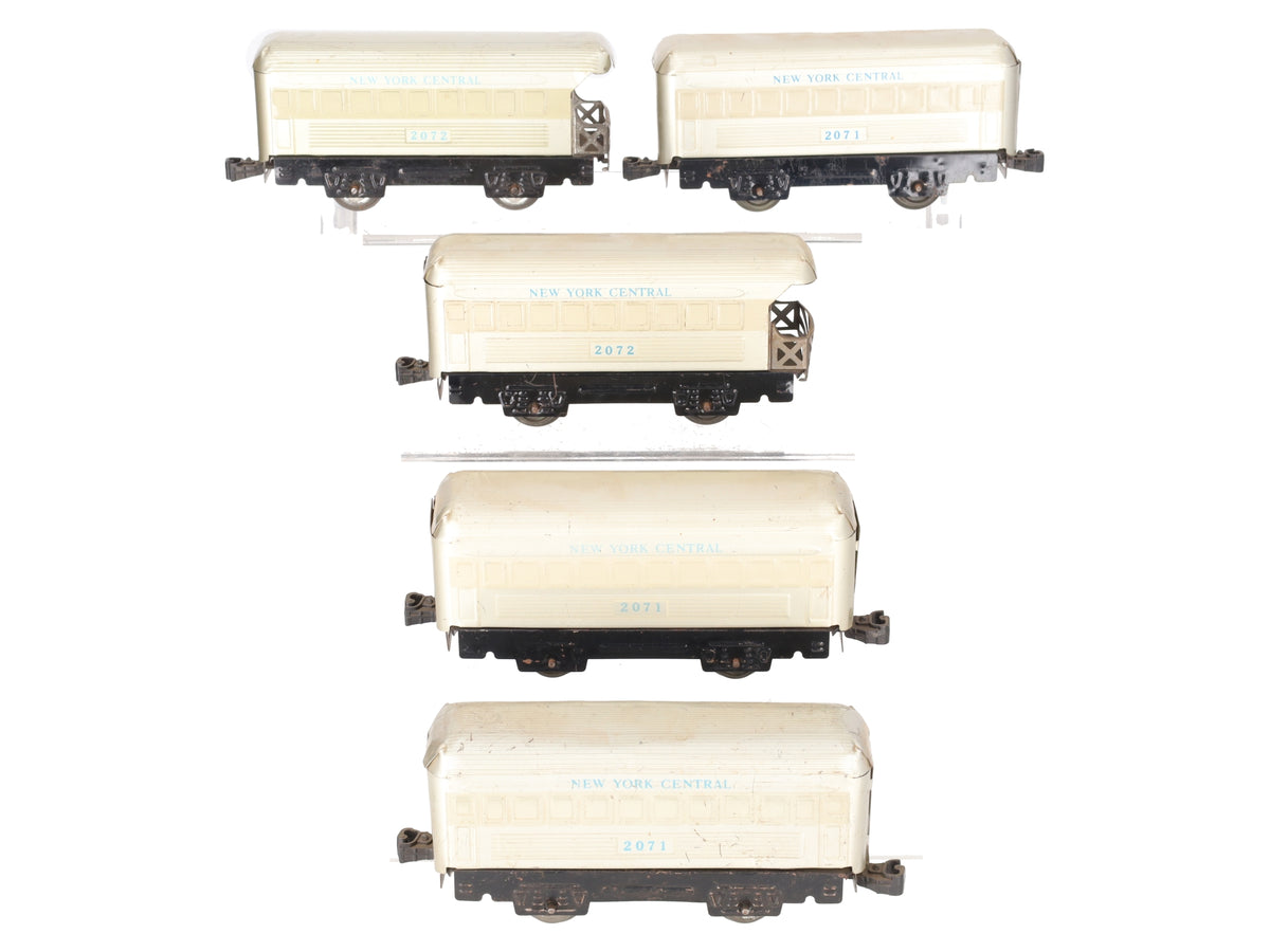 Marx Vintage O New York Central Tinplate Passenger Cars 2071, 2072 [5]