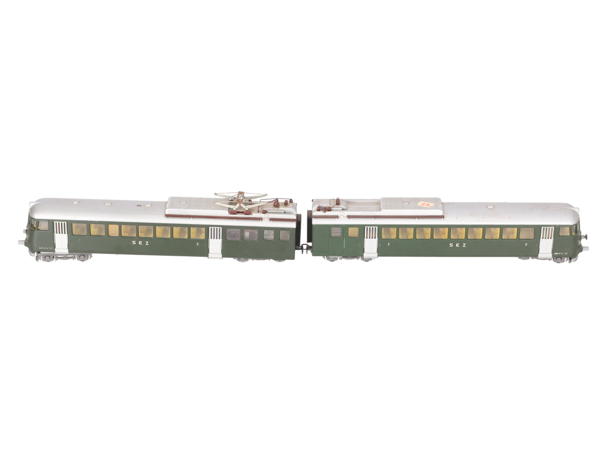 Kleinbahn HO Scale SEZ Dummy & Powered Electric Passenger Car Set VG