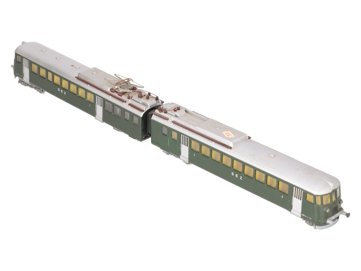 Kleinbahn HO Scale SEZ Dummy & Powered Electric Passenger Car Set VG