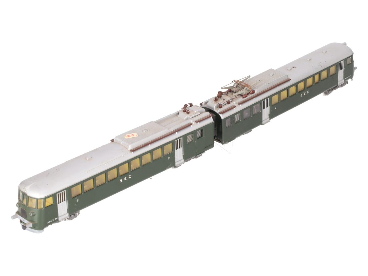 Kleinbahn HO Scale SEZ Dummy & Powered Electric Passenger Car Set VG