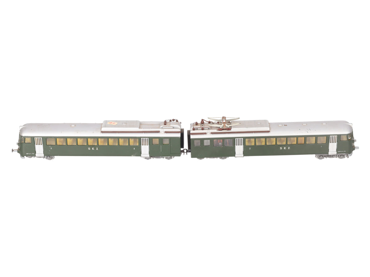 Kleinbahn HO Scale SEZ Dummy & Powered Electric Passenger Car Set VG