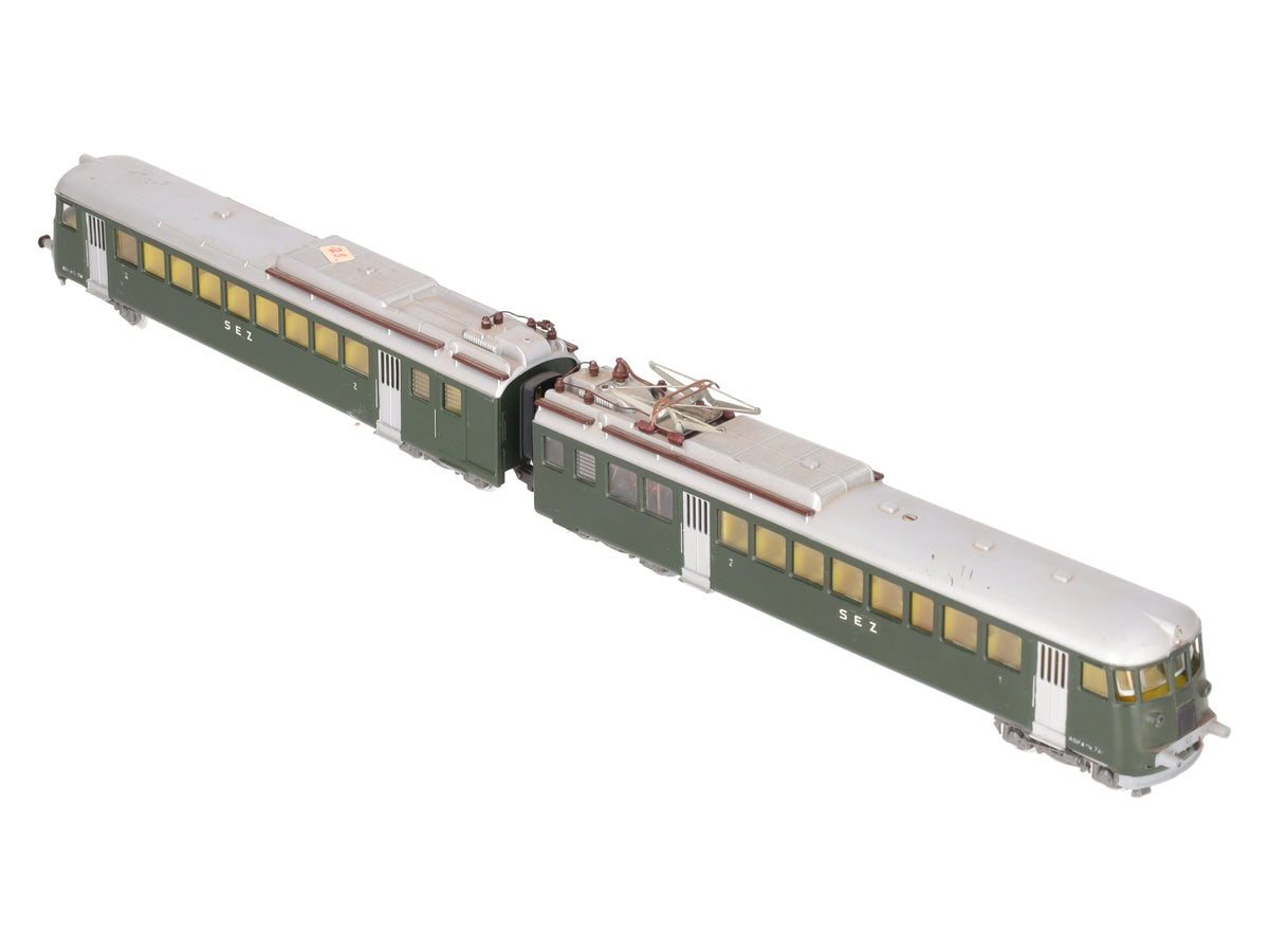 Kleinbahn HO Scale SEZ Dummy & Powered Electric Passenger Car Set VG