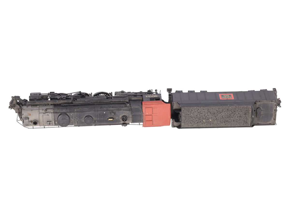 Broadway Limited HO Custom CB&Q Steam Locomotive And Coal tender w/DCC #3004