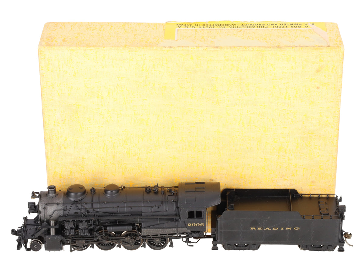 Gem Models MO-101 HO Brass Reading I-10sa 2-8-0 Steam Loco & Tender- Painted/Box