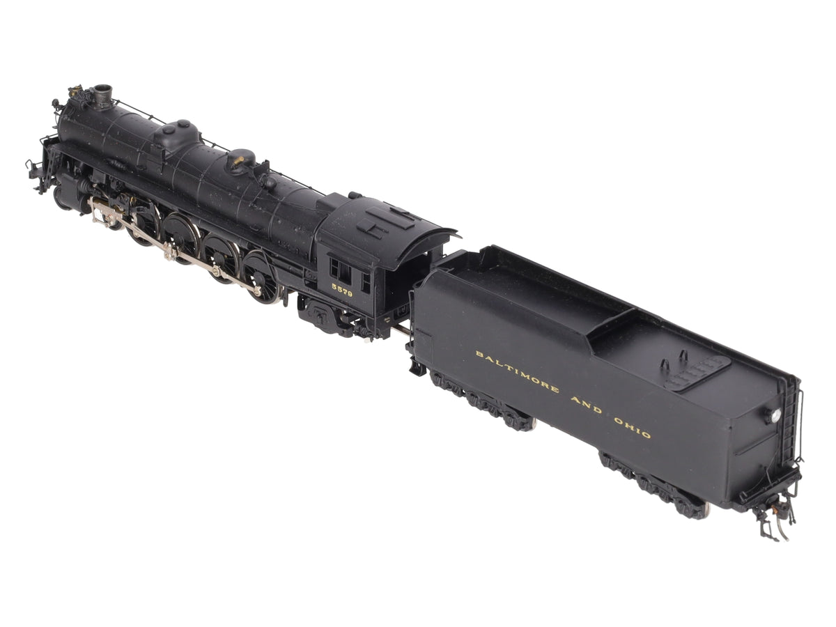 Westside Model Co. HO BRASS B&O T-3a 4-8-2 Steam Locomotive & Tender - Painted/Box