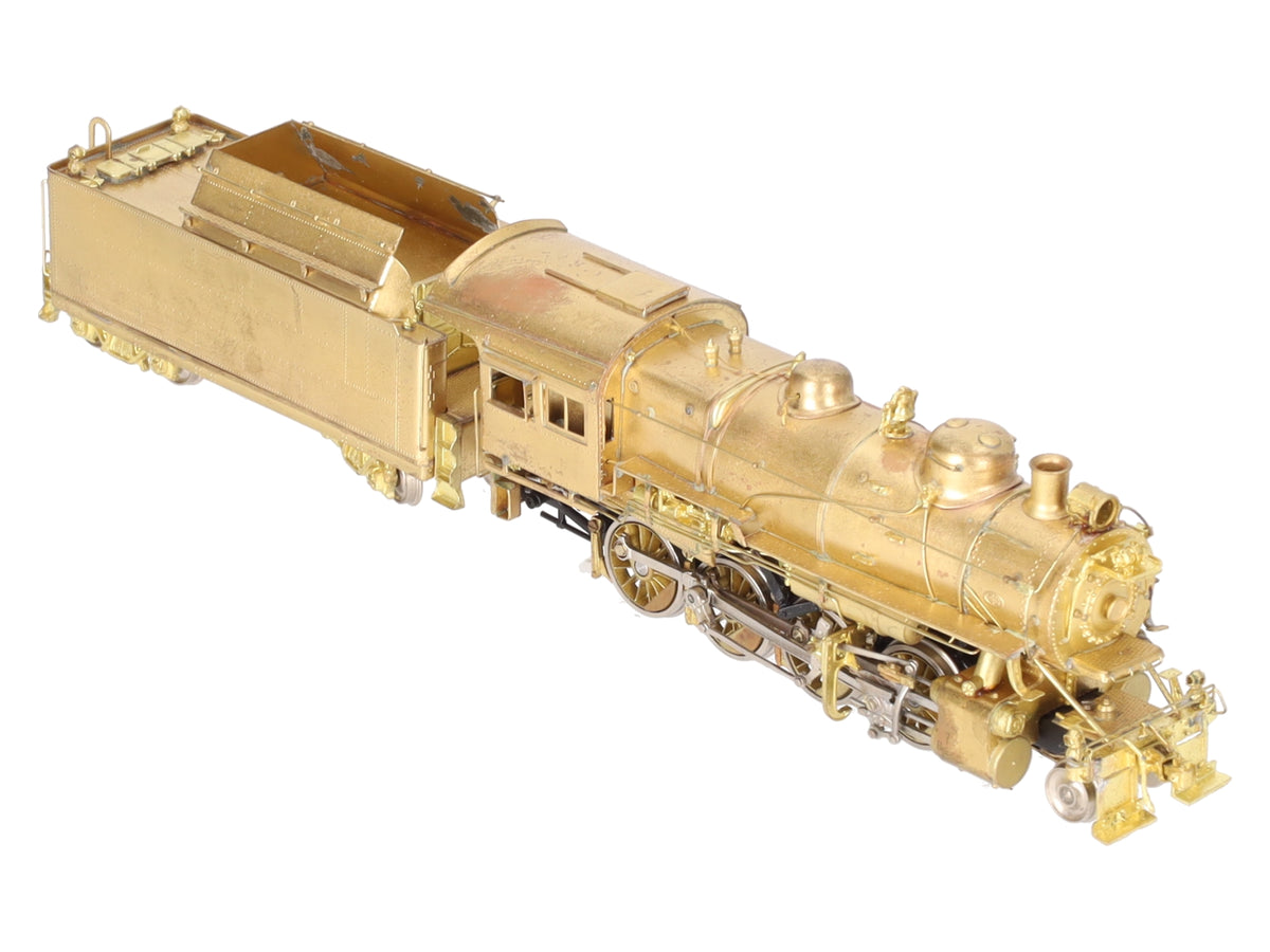 Sunset Models HO Scale BRASS PRR H-8 2-8-0 Steam Locomotive & Tender - Unpainted VG/Box