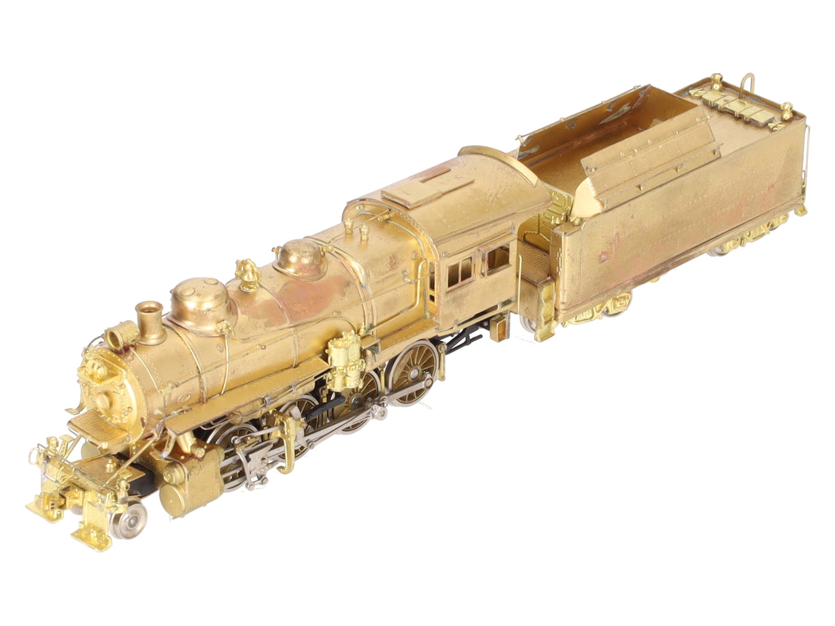 Sunset Models HO Scale BRASS PRR H-8 2-8-0 Steam Locomotive & Tender - Unpainted VG/Box