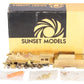 Sunset Models HO Scale BRASS PRR H-8 2-8-0 Steam Locomotive & Tender - Unpainted VG/Box