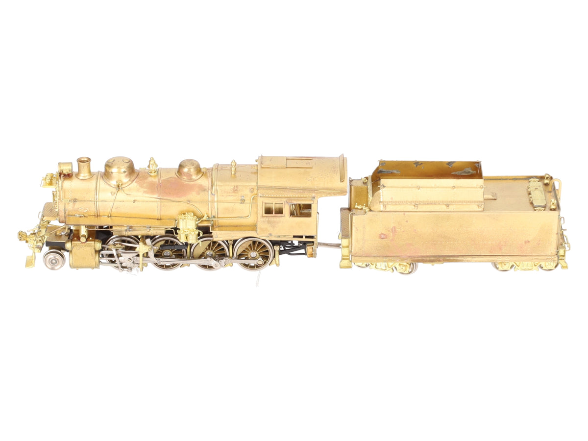 Sunset Models HO Scale BRASS PRR H-8 2-8-0 Steam Locomotive & Tender - Unpainted VG/Box