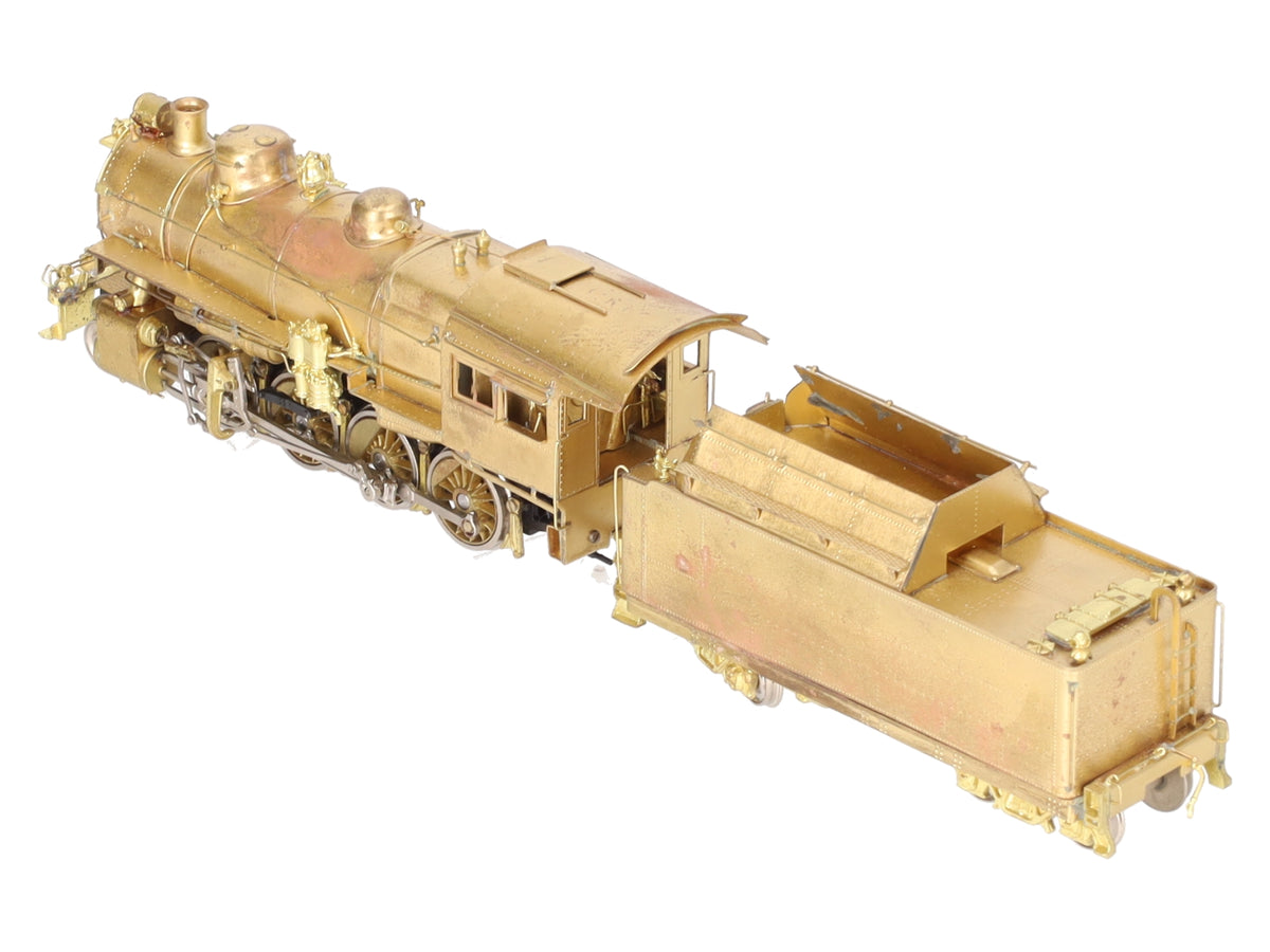 Sunset Models HO Scale BRASS PRR H-8 2-8-0 Steam Locomotive & Tender - Unpainted VG/Box